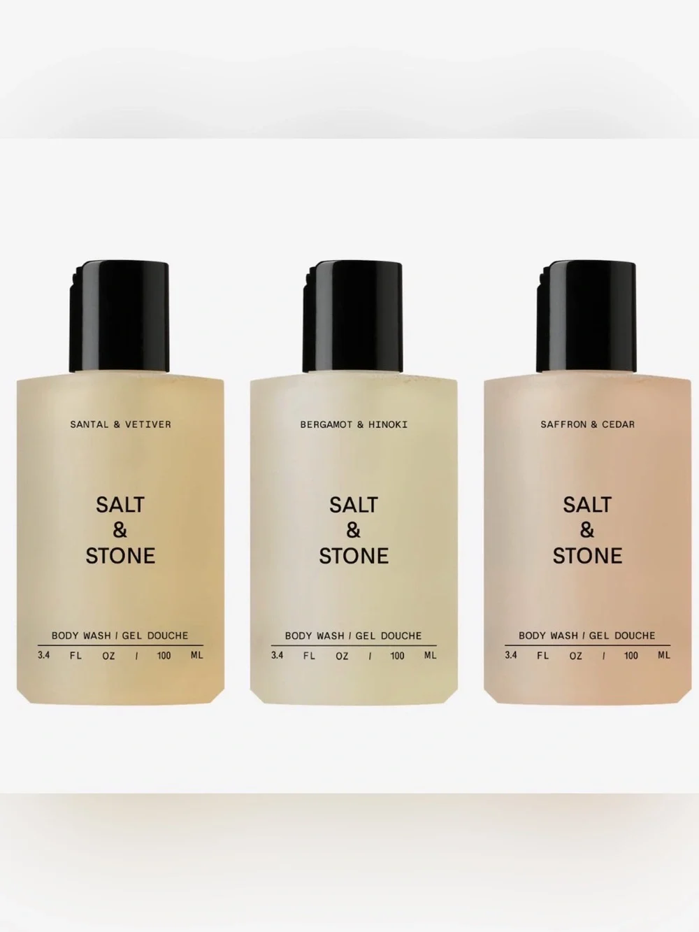 Salt & Stone Mini Body Wash Discovery Set NIB